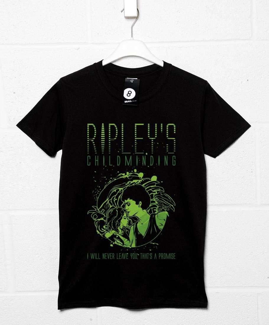 Ripley's Childminding Mens Graphic T-Shirt 8Ball