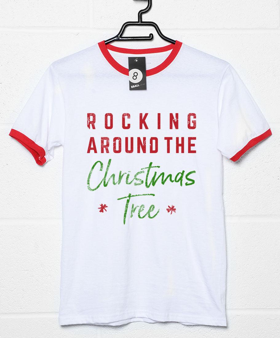Rocking Around the Christmas Tree Unisex T-Shirt 8Ball