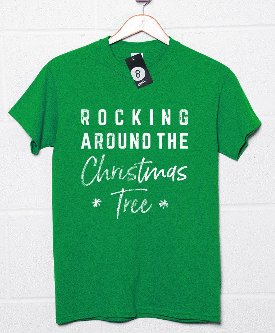 Rocking Around the Christmas Tree Unisex T-Shirt 8Ball