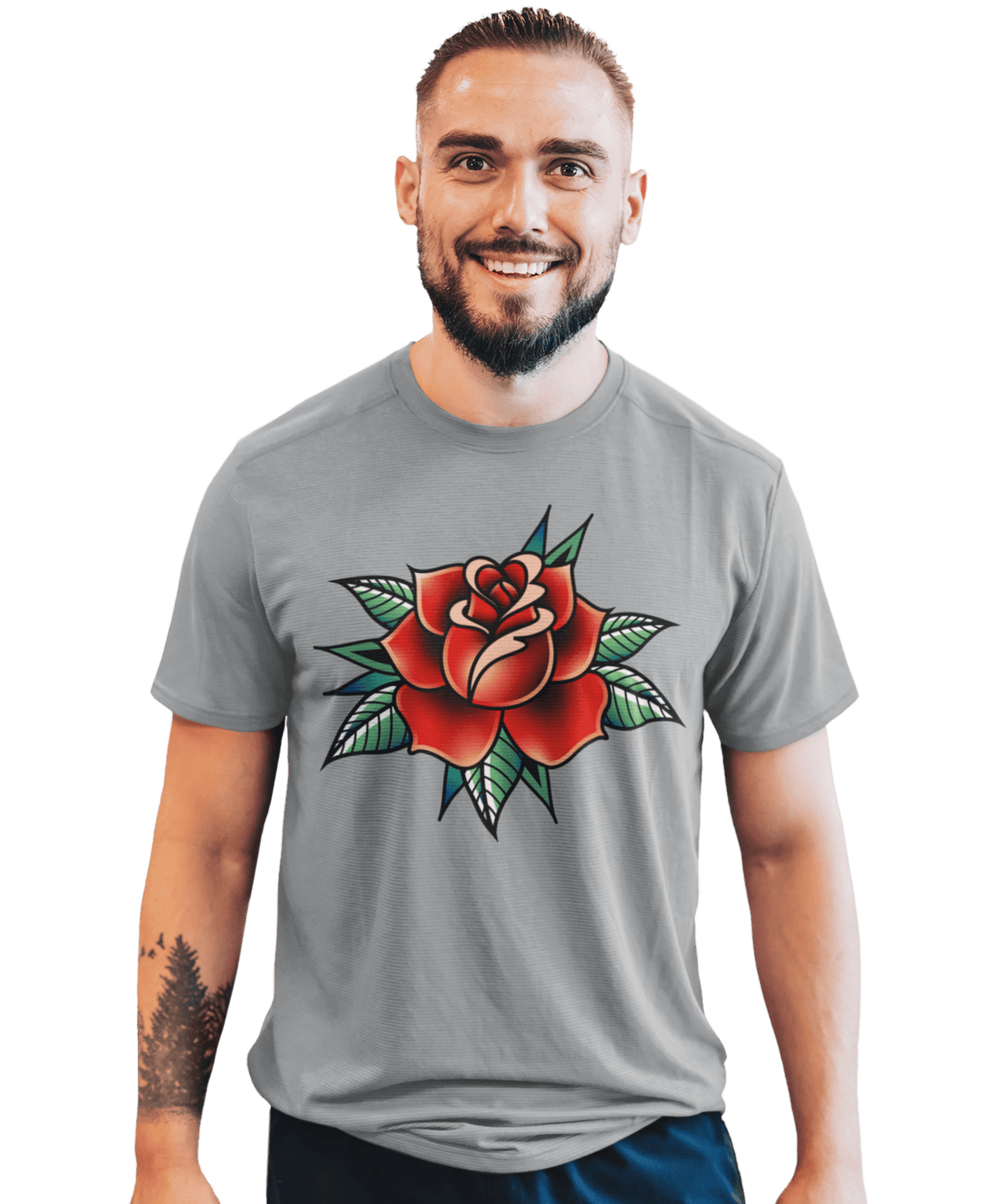 Rose t shirt mens best sale