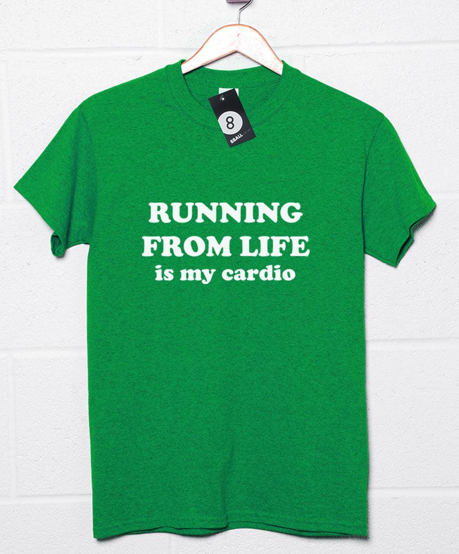 Running From Life Unisex T-Shirt For Men And Women 8Ball