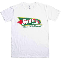 Thumbnail for Sadies Donuts Mens Graphic T-Shirt, Inspired By Dexter 8Ball
