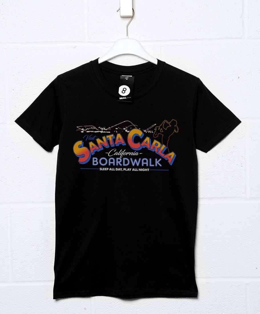 Santa Carla Boardwalk Graphic T-Shirt For Men 8Ball