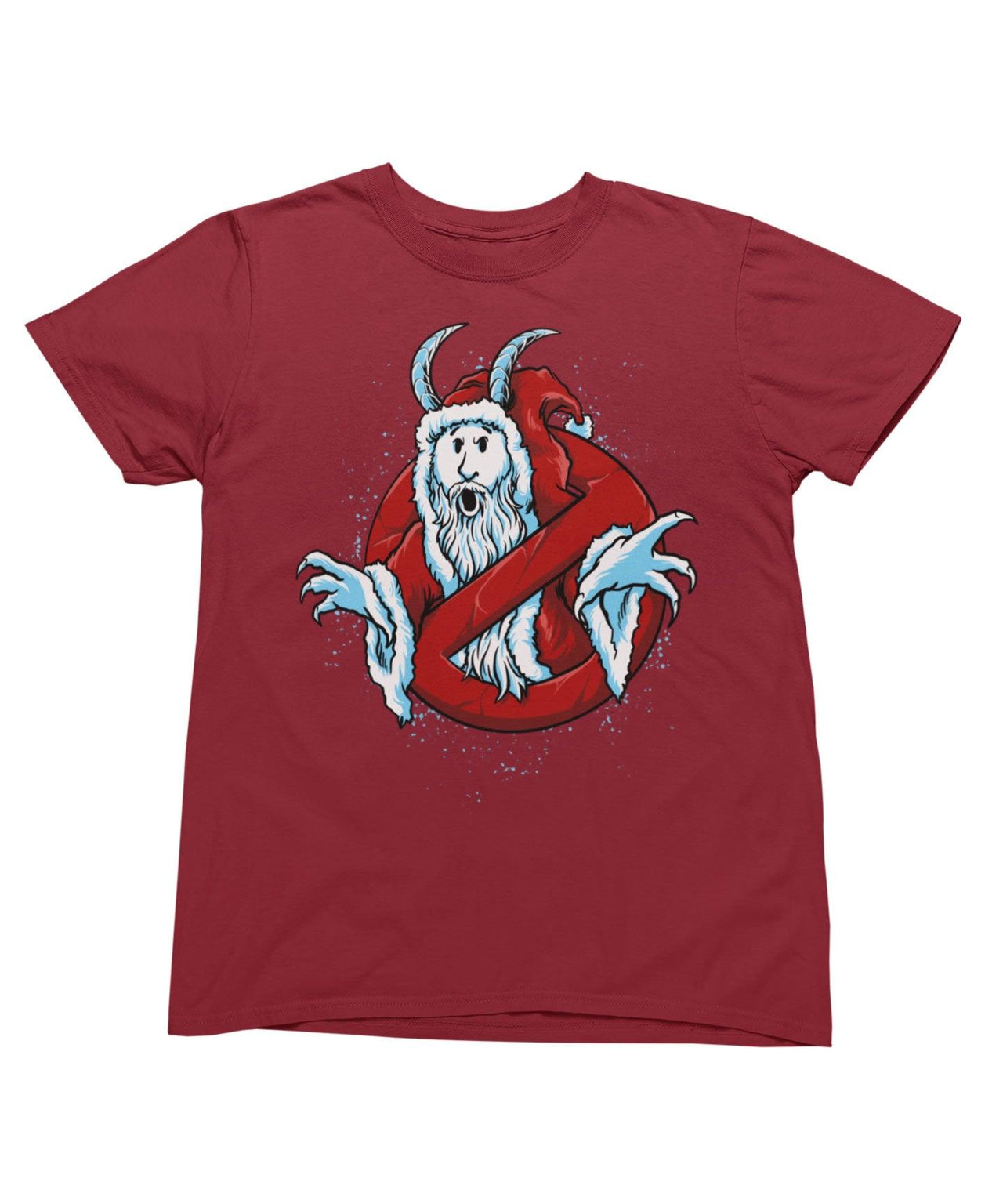 Santa Ghost Unisex Christmas Mens Graphic T-Shirt 8Ball