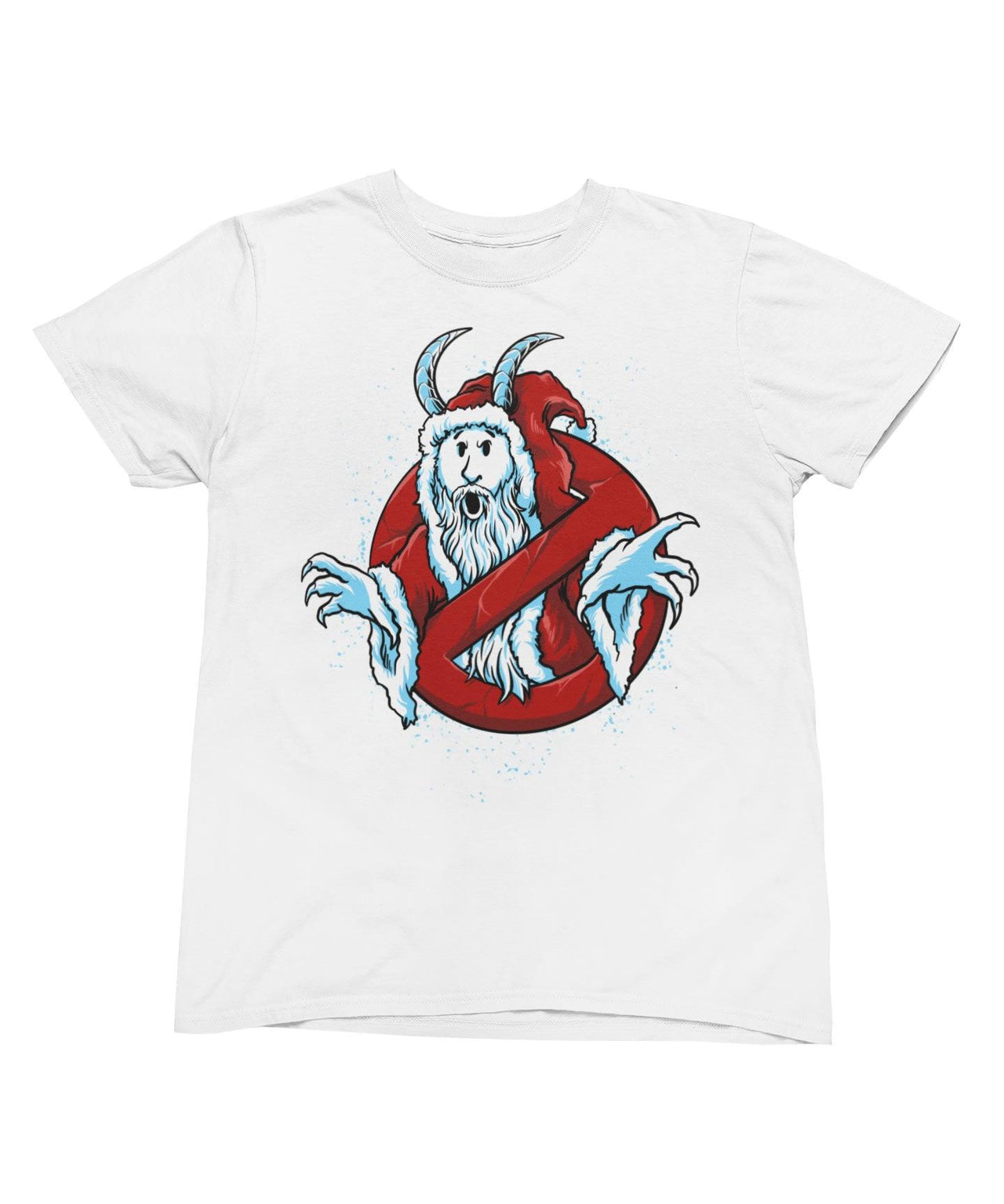 Santa Ghost Unisex Christmas Mens Graphic T-Shirt 8Ball