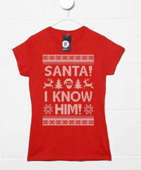 Thumbnail for Santa I Know Him Womens T-Shirt 8Ball
