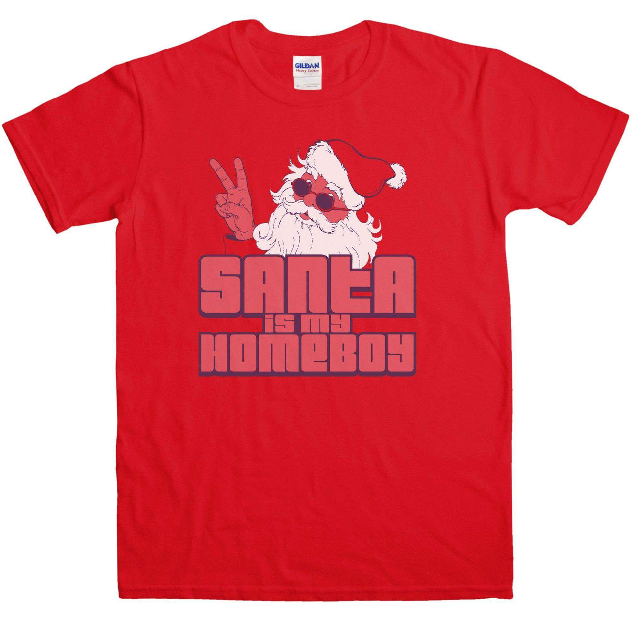 Santa Is My Homeboy Mens T-Shirt 8Ball