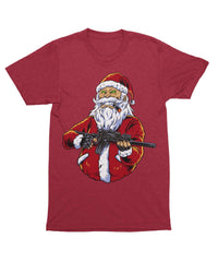 Thumbnail for Santa Shoot Em All Unisex Christmas Mens T-Shirt 8Ball