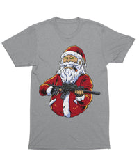 Thumbnail for Santa Shoot Em All Unisex Christmas Mens T-Shirt 8Ball