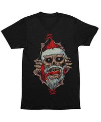 Thumbnail for Santa Skull Peek-A-Boo Unisex Christmas T-Shirt For Men 8Ball