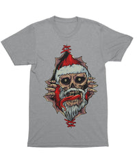 Thumbnail for Santa Skull Peek-A-Boo Unisex Christmas T-Shirt For Men 8Ball