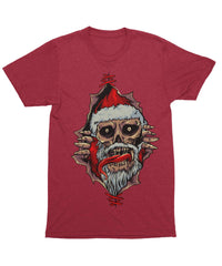 Thumbnail for Santa Skull Peek-A-Boo Unisex Christmas T-Shirt For Men 8Ball