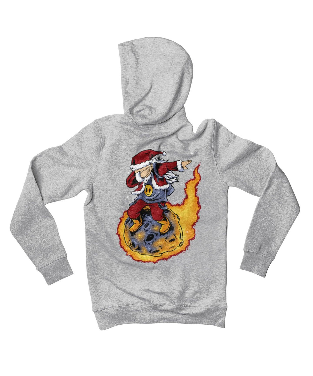 Santa Skywalker Back Printed Christmas Unisex Hoodie 8Ball