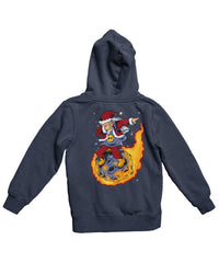 Thumbnail for Santa Skywalker Back Printed Christmas Unisex Hoodie 8Ball