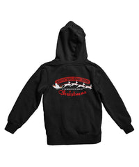 Thumbnail for Santa Will Stop Here Colour Back Printed Christmas Hoodie For Men and Women 8Ball