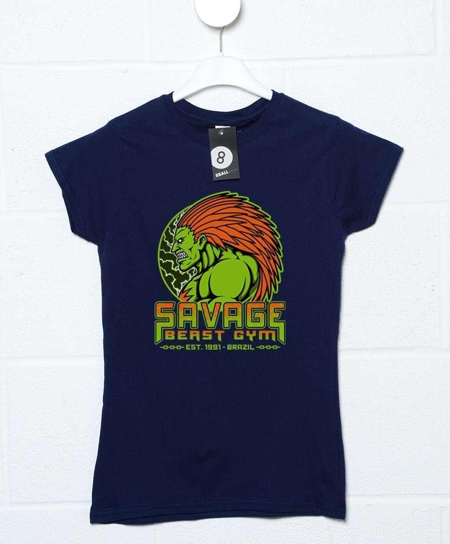 Savage Beast Gym Graphic T-Shirt For Men 8Ball