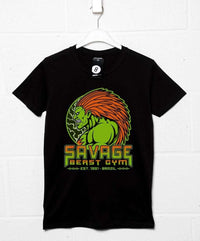 Thumbnail for Savage Beast Gym Graphic T-Shirt For Men 8Ball