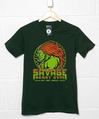Thumbnail for Savage Beast Gym Graphic T-Shirt For Men 8Ball