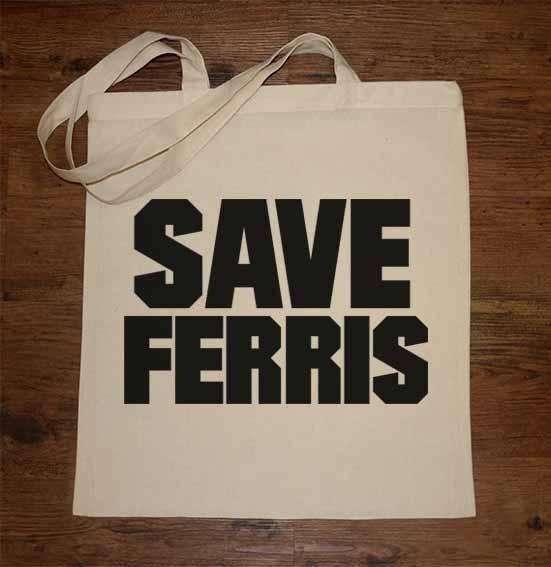 Save Ferris Tote Bag 8Ball