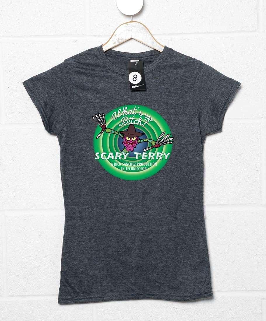 Scary Terry Whats Up T-Shirt for Women 8Ball