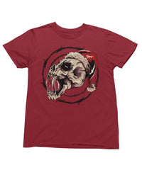 Thumbnail for Screaming Skull Santa Unisex Christmas Unisex T-Shirt 8Ball