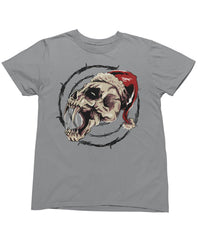 Thumbnail for Screaming Skull Santa Unisex Christmas Unisex T-Shirt 8Ball