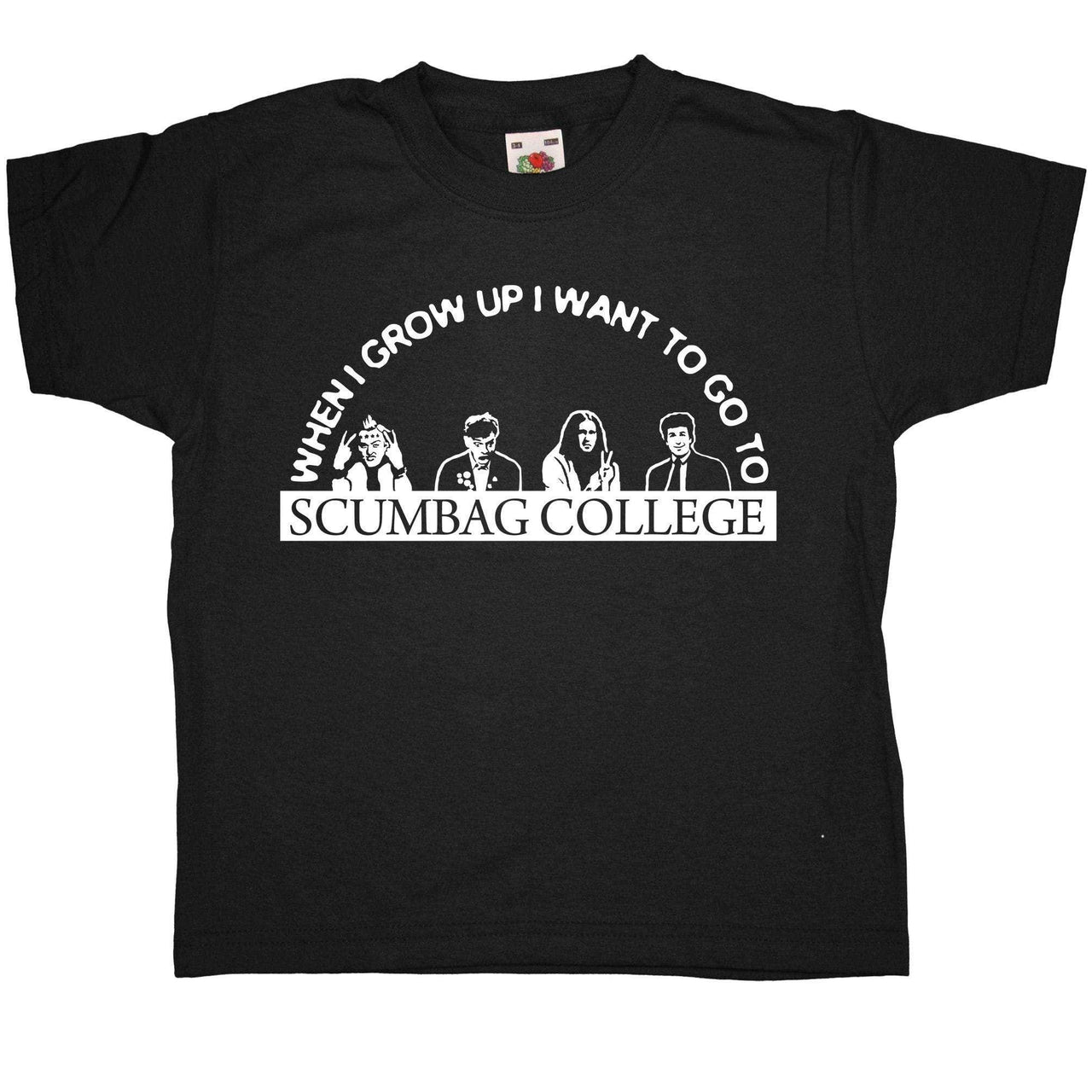 Scumbag College Childrens Graphic T-Shirt 8Ball