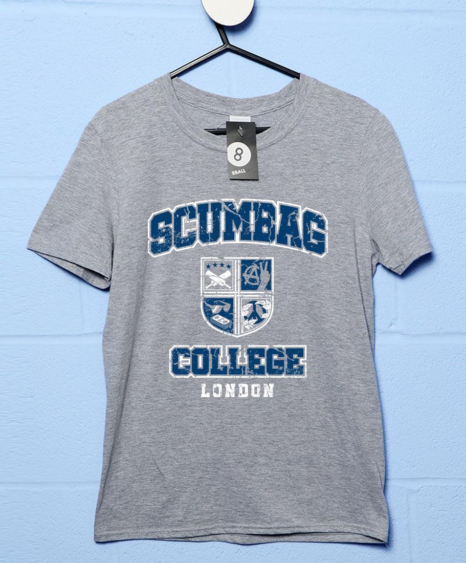 Scumbag Crest Collegiate Style T-Shirt For Men 8Ball