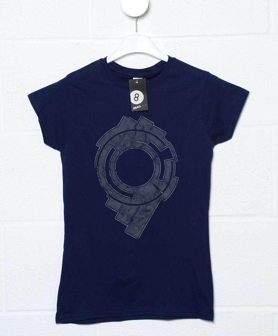 Section 9 Big Print Fitted Womens T-Shirt 8Ball