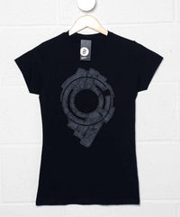 Thumbnail for Section 9 Big Print Fitted Womens T-Shirt 8Ball