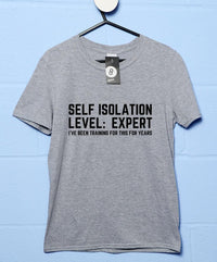 Thumbnail for Self Isolation Level Expert Mens T-Shirt 8Ball