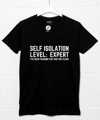 Thumbnail for Self Isolation Level Expert Mens T-Shirt 8Ball