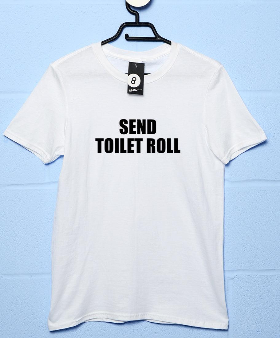Send Toilet Roll Video Conference Unisex T-Shirt 8Ball