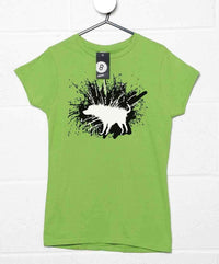 Thumbnail for Shaking Dog Fitted Womens T-Shirt 8Ball