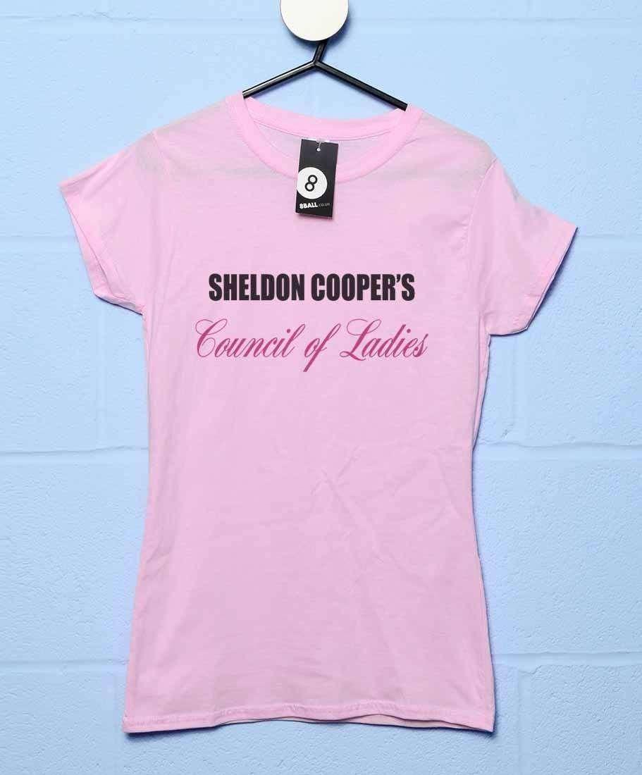 Sheldon Cooper's Council Of Ladies Womens T-Shirt 8Ball