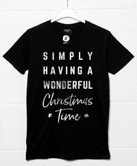 Thumbnail for Simply Having a Wonderful Christmas Time Graphic T-Shirt For Men 8Ball