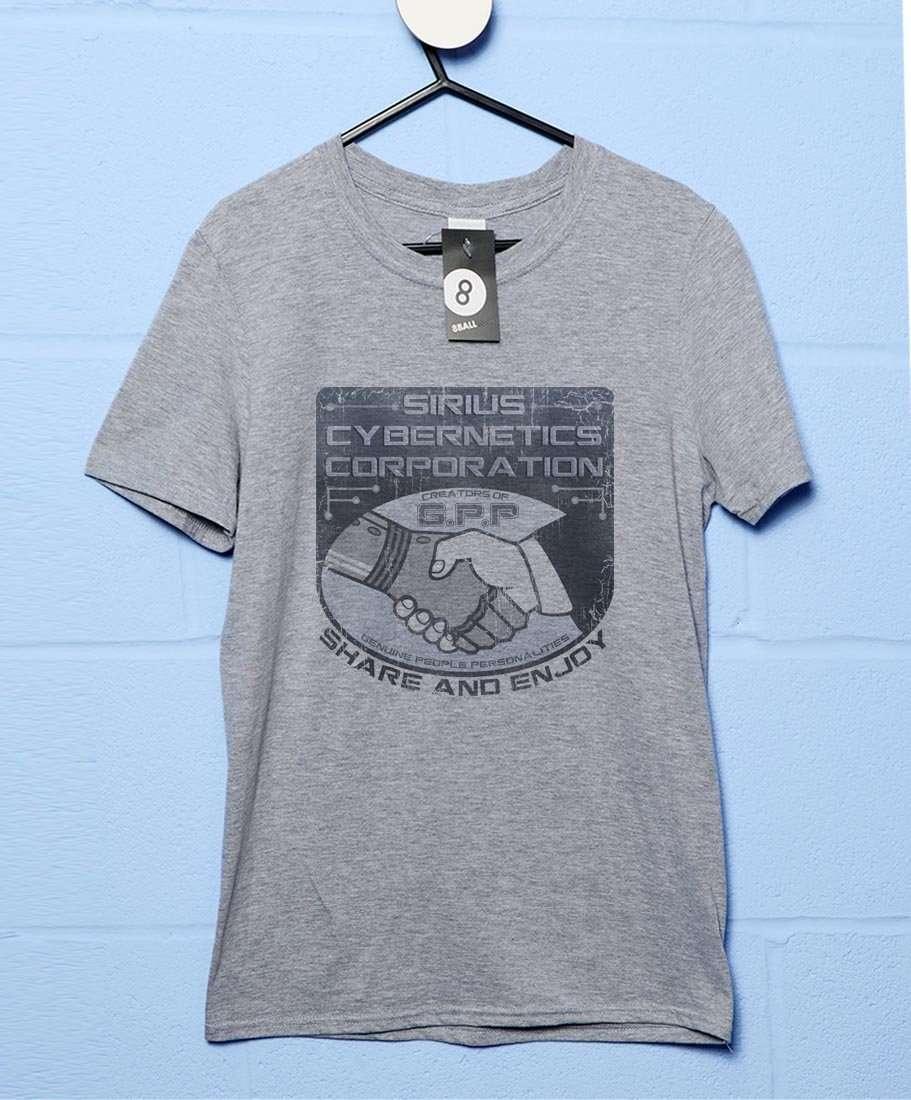 Sirius Cybernetics Corp Mens Graphic T-Shirt 8Ball