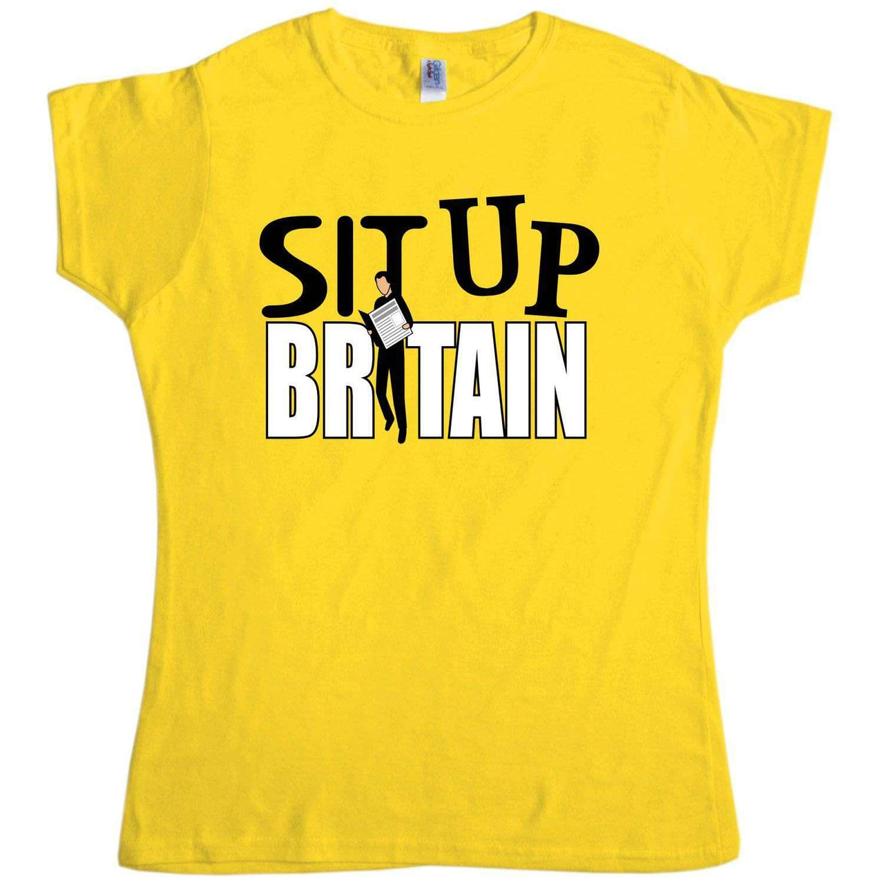 Sit Up Britain Womens Fitted T-Shirt, Inspired By Bridget Jones 8Ball