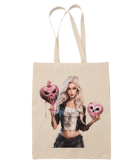Thumbnail for Skull Heart Gothic Barbie Tote Bag 8Ball