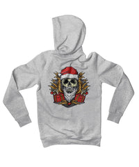 Thumbnail for Skull Santa Back Printed Christmas Hoodie For Men and Women 8Ball