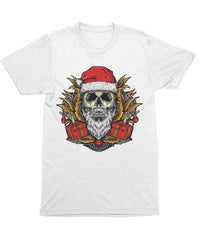 Thumbnail for Skull Santa Unisex Christmas Mens Graphic T-Shirt 8Ball