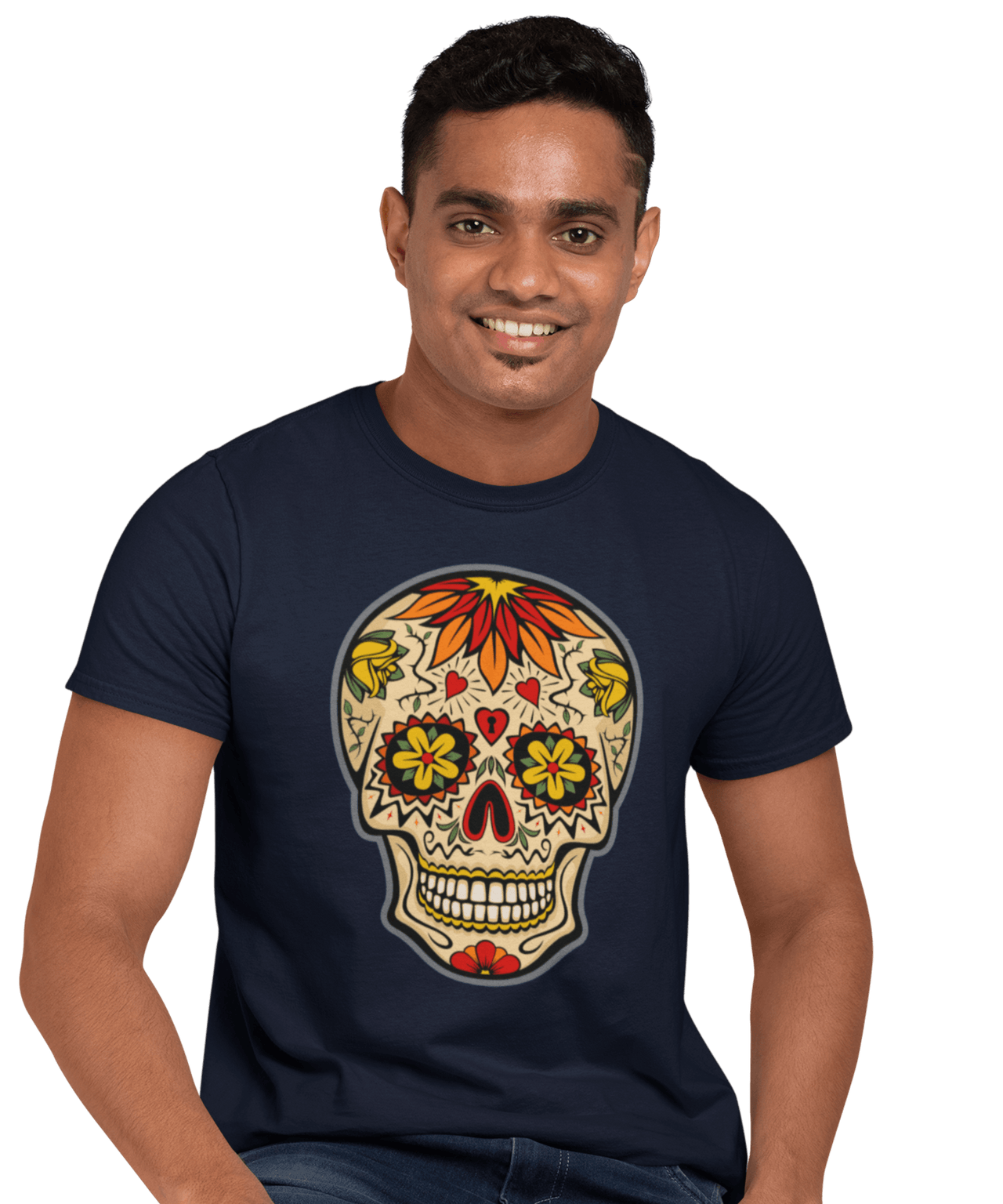 Skull Tattoo Design Adult Unisex Unisex T-Shirt 8Ball