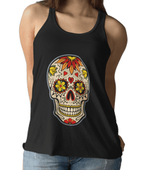 Thumbnail for Skull Tattoo Design Adult Womens Vest Top 8Ball