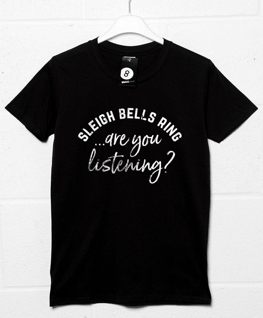 Sleigh Bells Ring are you Listening T-Shirt For Men 8Ball