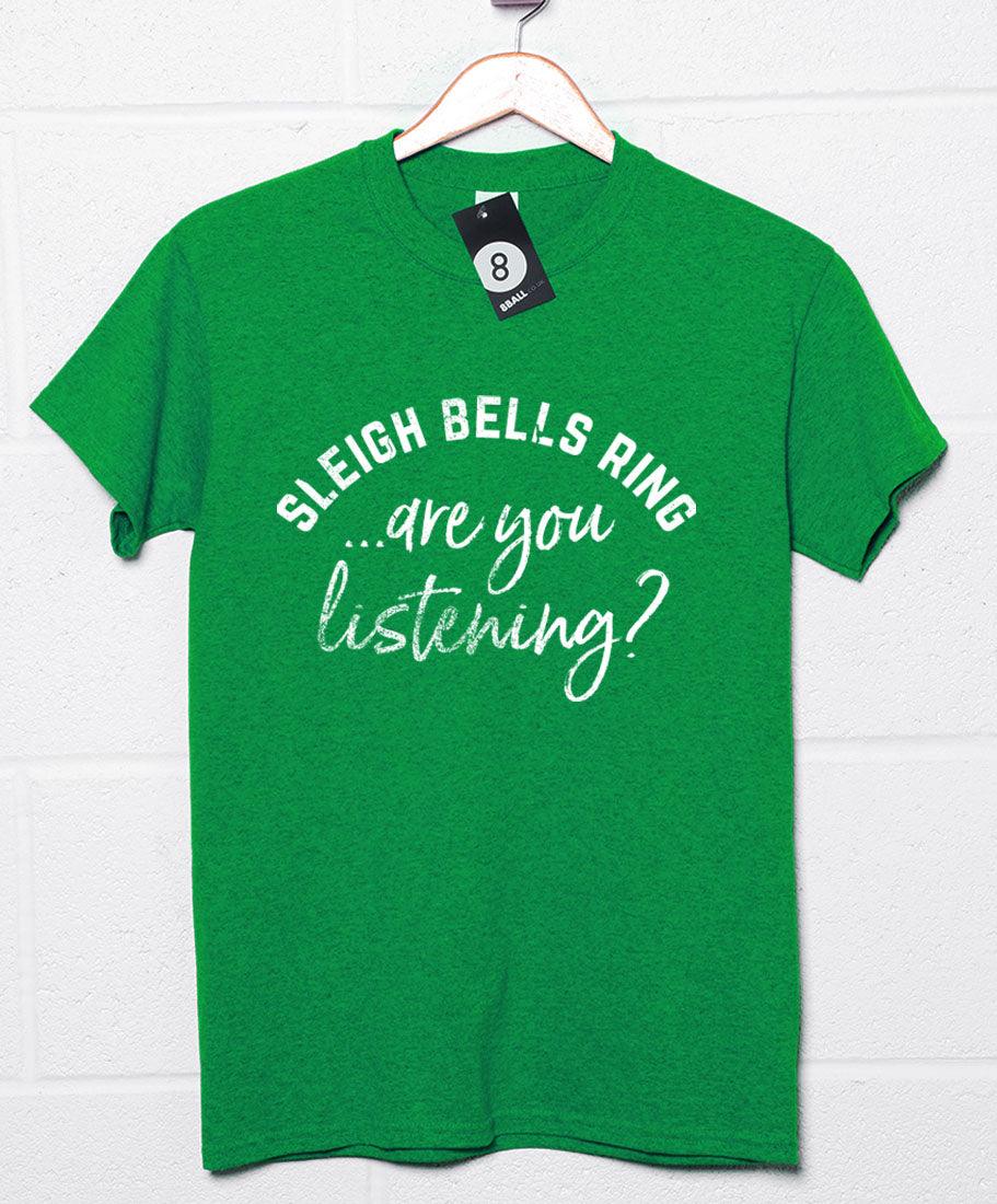 Sleigh Bells Ring are you Listening T-Shirt For Men 8Ball
