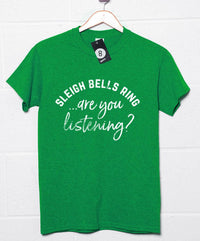 Thumbnail for Sleigh Bells Ring are you Listening T-Shirt For Men 8Ball