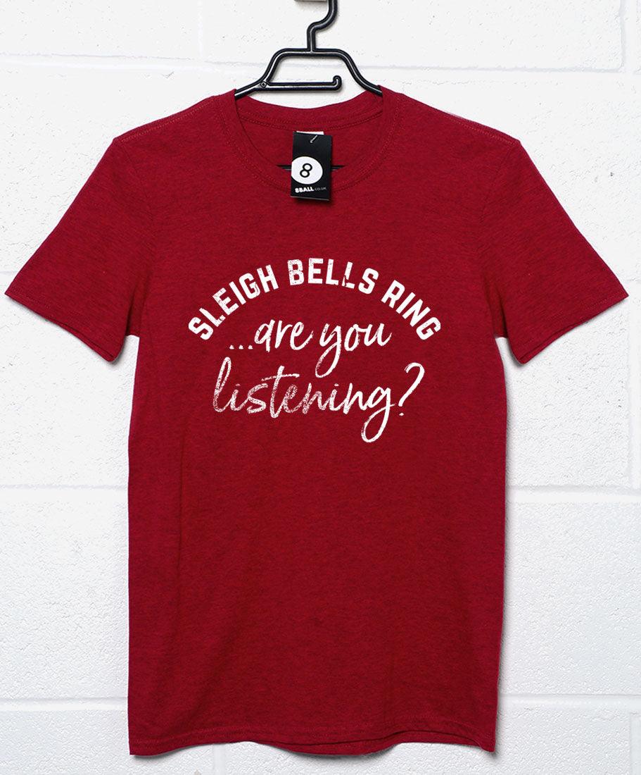 Sleigh Bells Ring are you Listening T-Shirt For Men 8Ball