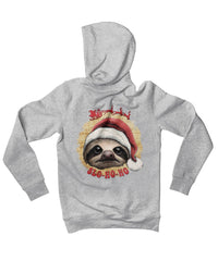 Thumbnail for Sloth Ho Ho Ho Christmas Back Printed Hoodie For Men and Women 8Ball