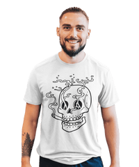 Thumbnail for Smoking Skull Tattoo Design Adult Unisex Unisex T-Shirt For Men And Women 8Ball