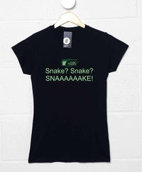 Thumbnail for Snaaaaaake Fitted Womens T-Shirt 8Ball